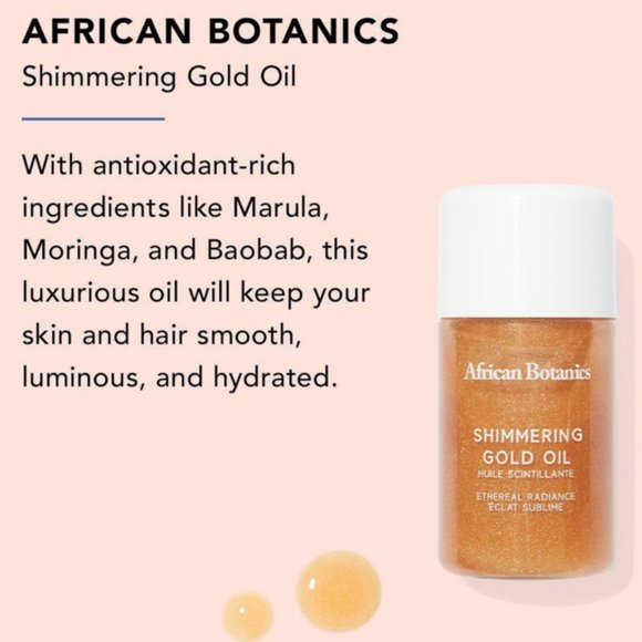 African Botanics Shimmering Gold Oil - Picture 1 of 3
